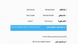 آموزش زبان ترکی استانبولی  درس 7  Learn Turkish Language  Lesson 7