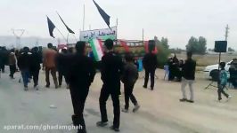 نمایی پیاده روی مردم بهبهان تا قدمگاه امام رضاع 2