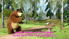 Masha and the Bear  Song of Thankful Fan Karaoke Music Song for Kids