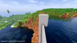 How To Build a WATER DAM in Minecraft CREATIVE BUILDING