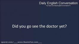 English Conversation For Beginners  Lesson 55  I have a cold