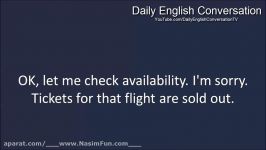 English Conversation For Beginners  Lesson 33  Buying a plane ticket