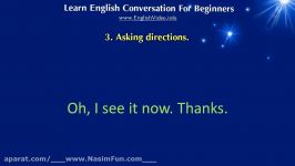 English Conversation For Beginners  Lesson 4  Asking Directions