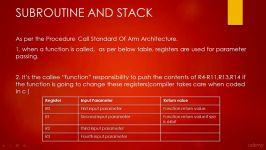 24  برنامه نویسی ARM Cortex M3 M4  زیر برنامه پشته