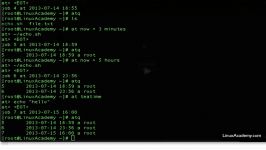 Linux Academy Scheduling tasks with the AT mand