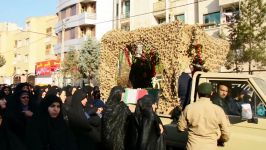 تشییع خاکسپاری دو شهید گمنام در ملارد