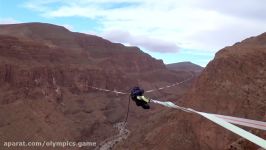 Longest Highline in the World 1150m goes crazy in a Storm