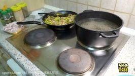 آموزش آشپزی  پاستا سس سیر  Pasta