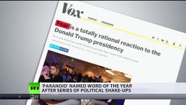 Paranoid named word of the year by Cambridge Dictionary after political shake ups of 2016