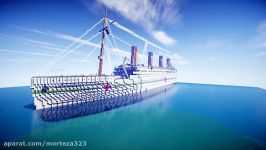 Minecraft  Realistic HMHS Britannic Ship Build in Minecraft  Cinematic Tour