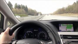 2015 Lexus RX450h 299HP Top speed on German Autobahn