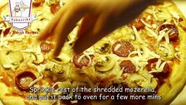 Mushroom Pizza Recipe  Pepperoni Pizza