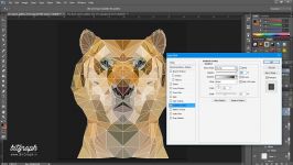 تکنیک ایجاد Low Poly روی عکس در فتوشاپ عکس به وکتور