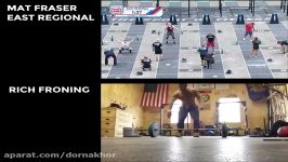 Mat Fraser vs Rich Froning  CrossFit Regional Event 1 2016