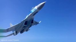 Ukrainian Su 27 Extremely Low Fly Over