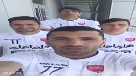 بازیكنان پرسپولیس در اردوى اكراین صحبت در مورد برنامه ماه عسل Persepolis FC