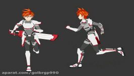 Running Cycle Anime Character