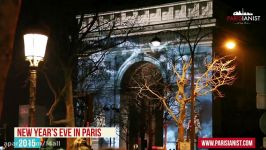 Paris New Years Eve 2015 Amazing Fireworks at the Arc de Triomphe