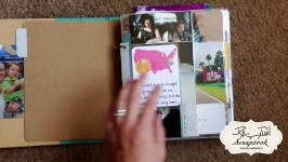 ایده ساخت یک اسکرپ بوک برای ثبت خاطرات یک سفر