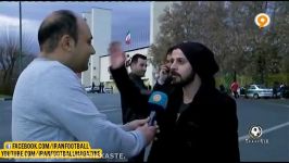 حمایت هواداران پرسپولیس پیش بازی مقابل ماشین سازی  هفته دوازدهم لیگ برتر ایران