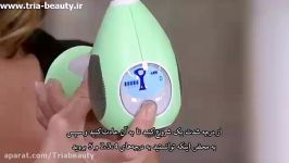 نحوه استفاده لیزر خانگی موهای زائد تریا روی صورت