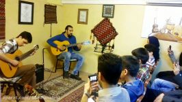 فرتاش  آموزش گیتار  رسیتال هنرجویان  اجرای قطعه moliendo cafe پاکو دلوچیا