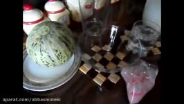 آشپزی اینجا تا آنجا  Desserts jelly melon دسر ژله طالبی