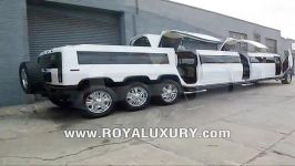 Triple Axle H2 Hummer JET DOOR limo