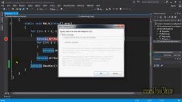 آموزش دیباگ کردن برنامه در سی شارپ