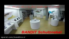 نصب دستگاه مه ساز BANDIT در فروشگاه اپل ضد سرقت