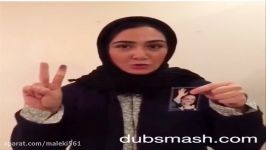Baran Kosari lip synch to M Khatami باران کوثری به صدای محمد خاتمی