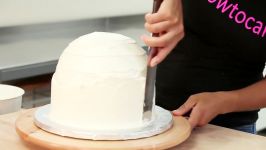 How To Make A WATERMELON out of CAKE PINK VELVET cake with BUTTERCREAM and FONDANT