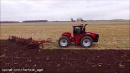 ویدیو شخم پاییزی تراکتور کیس گاوآهن 12 ردیفه