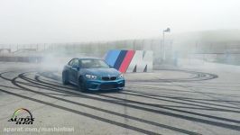 دریفت bmw M2 به دور نماد bmw m