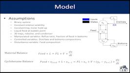 Distillation Column Modeling in MATLAB and Simulink