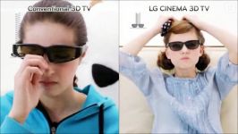 Conventional 3D TV Display Vs LG Cinema 3D TV  Differences