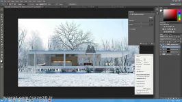 آموزش پست پروداکشن معماری در فتوشاپ به زبان فارسی