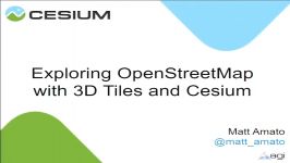 Bringing OpenStreetMap to the third dimension with 3D Tiles and Cesium