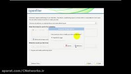 openfiler installation and configuration