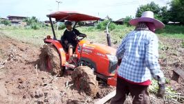 รถไถ คูโบต้า KUBOTA L3608 ขุดมัน ติดหล่ม บ้านโคกสะอาด