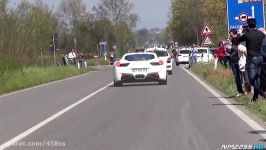 Supercars Leaving Cars