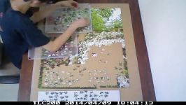 HEYE 6000片拼圖~英國博德南特花園~Puzzle Time lapse