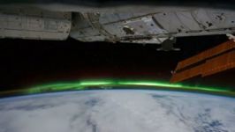 شفق قطبی چشم ایستگاه فضایی بین المللی ناسا