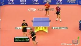 بازی دوبل2013 اوپن چین تیمو بول.مالونگ وانگ هائو روبیناتquentin robinotwang hao  ma longTimo Boll