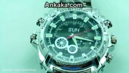 Review Infrared HD Waterproof Spy Watch Camera 1080P Mini DVR w8GB Ankaka.com