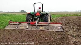 12 feet yodha rotavator rotary tiller working in field video india punjab www.saecoagrotech.com