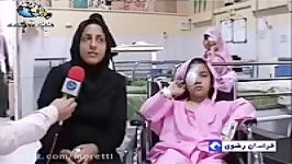 خارج کردن مداد 3 سانتی متری چشم دانش آموز مشهدی