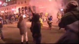 خشونت پلیس اوکلند معترضین به نظام سرمایه داری