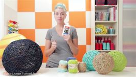 How to make a lampshade lanterns and yarn globes