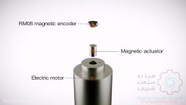 انکودر دورانی بدون تماس فوق کوچک RM08